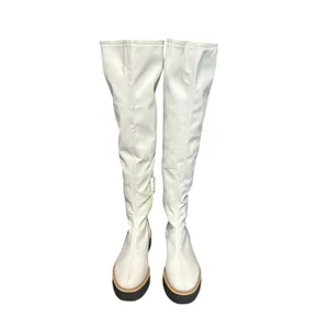 New Gianni Bini Sz‎ 7 Marfisia Platform Over-Knee-Boot White Lightweight #S131-5 thumbnail 2