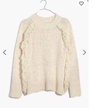 Madewell Loop-Edge Pullover Sweater Sz small thumbnail 1