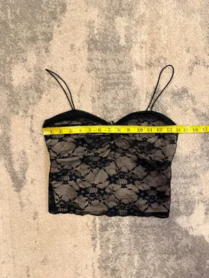 Wild Fable Black Lace Cami Top thumbnail 6