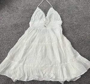 Urban Outfitters Open Back White Mini Sundress thumbnail 1