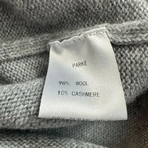 PARKE Wool Cashmere Blend Rollneck Sweater in gray XS thumbnail 4