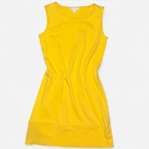 Yellow Cotton Sleeveless Mini Dress from New York & Co. SIZE XS thumbnail 3