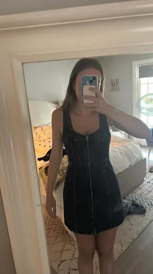 Lulus Jean Dress thumbnail 3
