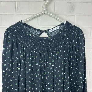 Sonoma Dark Floral Oversized Sleeve Top Size XXL thumbnail 3