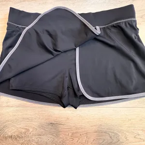Lands' End Womens Swim Skort Bottom Size 12‎ Black Athletic thumbnail 2