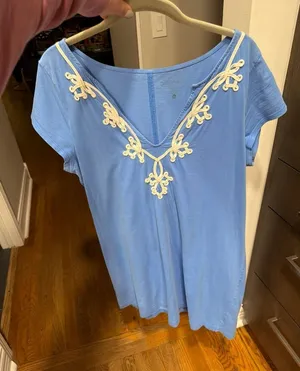 Lilly Pulitzer Brewster Dress blue women's‎ XL thumbnail 1