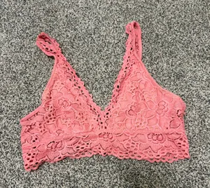 aerie Pink Lace Bralette thumbnail 1