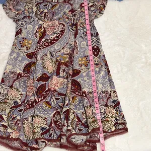 Silence + Noise Urban Outfitters Dress Sz XS Floral Cap Sleeve thumbnail 10