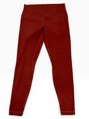 Lululemon Align 28" Legging Pants Size 10 Maroon Workout Gym Athletic Running thumbnail 1