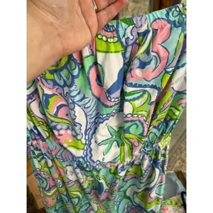 Lilly Pulitzer Windsor Strapless Multi Conch Republic Pima Cotton dress medium thumbnail 4