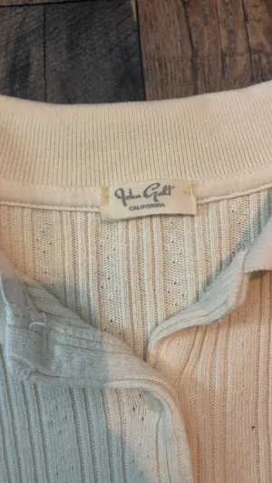 Brandy Melville Cream Knit Button Sweater thumbnail 2