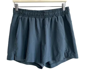 Z by Zella forest green running athletic‎ shorts 3.5 inch inseam women's L flaw thumbnail 1