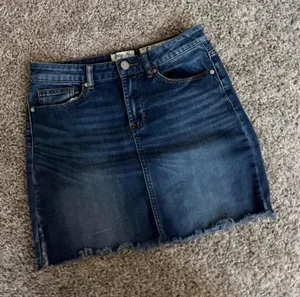 Indigo Red Blue Denim Skirt Size undefined thumbnail 1