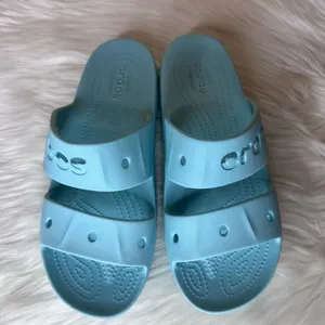 Crocs Baya Platform Slide Iconic Comfort Sandals Comfort Pure Water Size 9 thumbnail 2