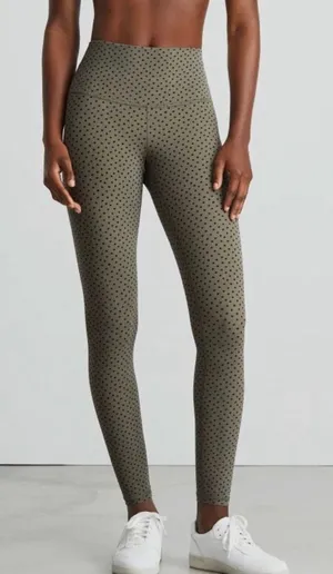 Everlane High Rise Polka Dot Perform Leggings Large Women thumbnail 1