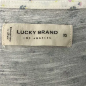 Lucky Brand Floral Sleeveless Peplum Top thumbnail 2