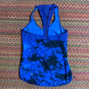 NWOT LULULEMON BLUE VENT IT OUT SINGLET ATHLETIC TANK thumbnail 5
