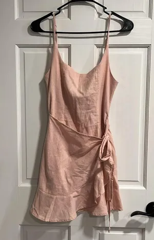Princess Polly Cottage Hill Mini Dress Blush Size 0 thumbnail 4