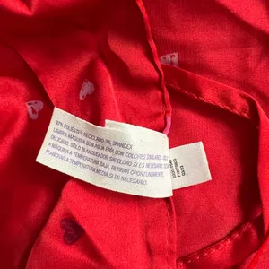 Stars Above Satin Red Ditsy Heart Print Silky Feel Sleep Robe XS Valentines Day thumbnail 6
