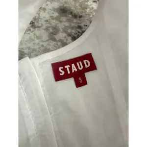 Staud white cropped tank top sz 8 thumbnail 3