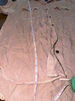 American Eagle Outfitters Dusty Pink Boyfriend Fit Button-Up Shirt thumbnail 8