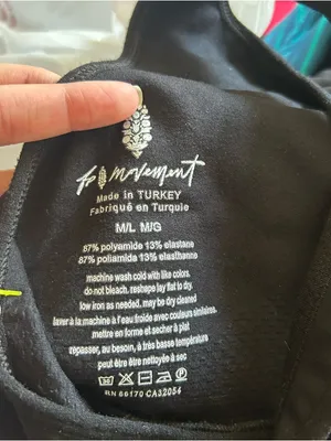 Free People Every Single Time Romper Runsie Black Keyhole M/L‎ Activewear thumbnail 6