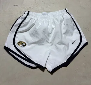 Nike Women’s White Athletic Shorts with Black Trim Missouri mizzou thumbnail 1