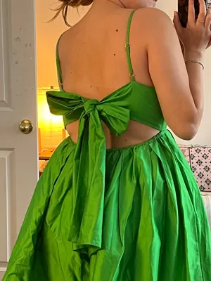Forever 21 Green Babydoll Dress thumbnail 3