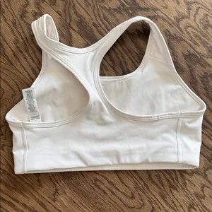 Nike Women's Classic White Sports Bra thumbnail 2