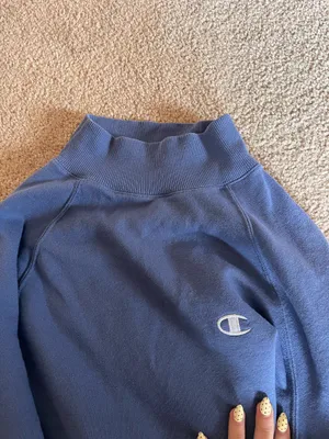 Vintage Champion Crewneck Blue thumbnail 3