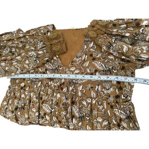 Let Me Be Anthropologie Dress size 2 Fall is in the air. bohemian-style babydoll thumbnail 7