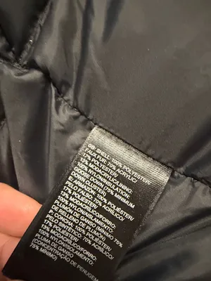 THE NORTH FACE Insulated Black Hooded Parka long size L 100% nylon and Goose thumbnail 7