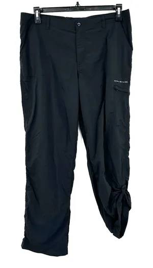 Columbia Size 14 Pants Black‎ Cargo Adjustable Length Omni Shade Outdoors Hiking thumbnail 1
