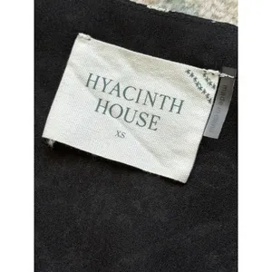 Tuckernuck Hyacinth‎ House Square Neck Sabrina Midi Dress XS Black White Print thumbnail 3