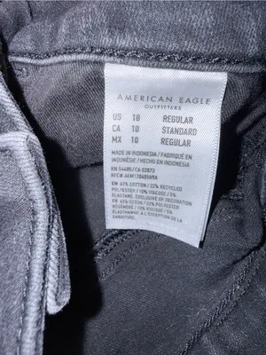 American Eagle Outfitters Black Skinny High-Rise Jeans thumbnail 5