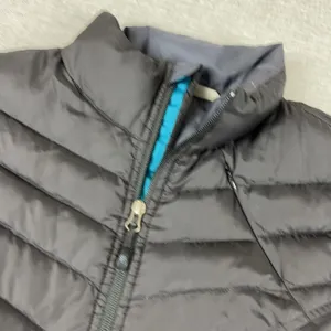 Athleta Jacket Womens Small Black Goose Down Puffer Full Zip Hiking Quilted thumbnail 2