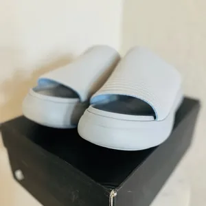 Rag & Bone Brixley Knit Slide Sandal, Gray/Blue, Size‎ 10 (Euro 40), NWT thumbnail 8