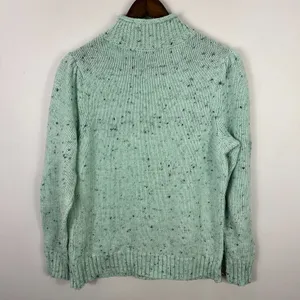 Talbots Mint Cable Knit Sweater L Fisherman‎ Old Money Coastal Grandma Preppy thumbnail 3