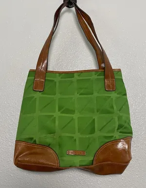 Vintage Y2K Nine & Co. Green Shoulder Bag Vegan Leather Bohemian Boho 2000s thumbnail 1