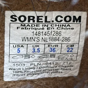 Sorel Womens 5 Boots Cozy Joan Tall Felt Faux Fur Tan Warm Pull On NL1884-286 thumbnail 10