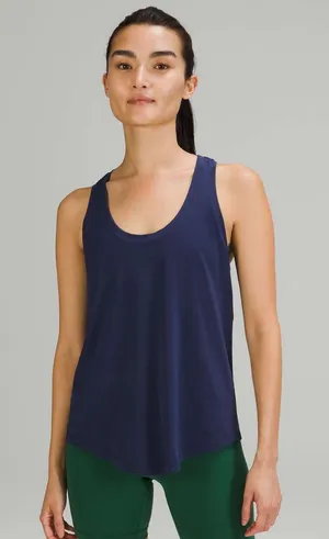 Lululemon Scoop Neck Tank in Navy thumbnail 1