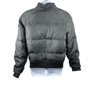 LFL Lust For Life Black Down Waterfowl Feather L Bomber Puffer Jacket thumbnail 2