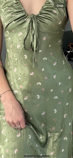 Wild Fable Green Floral Maxi thumbnail 5