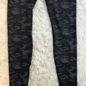 Fabletics Camo Leggings Black Grey Activewear Workout Athleisure Size M thumbnail 4