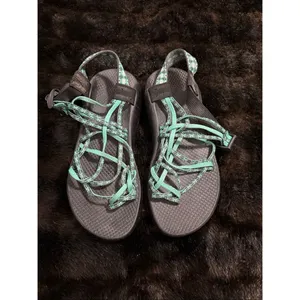Chaco ZX/3 Womens Sandals Green Dual Adjustable Stap Classic Sport Outdoor US 8 thumbnail 2