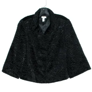 Chicos Jacket Witchy Whimsigoth Goth Dark Academia Minimalist Black 1 Medium 8 thumbnail 1