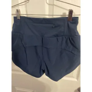 THE GYM PEOPLE High Waisted Running Shorts Navy Blue Size M New With Tag thumbnail 9