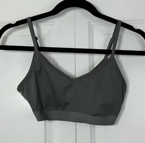 Aerie Offline Leopard Print Gray Sports Bra Size Small thumbnail 1
