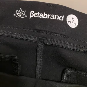 Betabrand Black Dress Yoga Pull On Pant Flare Leg Size Petite Small thumbnail 8
