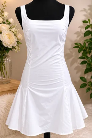 Princess Polly Dress White Mini thumbnail 1